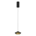 Pendant Light PENDANT LED LIGHT 9W SANDY BLACK BASE - SANDY BLACK SHADE - BRUSHED GOLD ELECTROPLATE – Zambelis