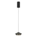 Pendant Light PENDANT LED LIGHT 9W SANDY BLACK BASE - SANDY BLACK SHADE - BRUSHED NICKEL ELECTROPLATE – Zambelis