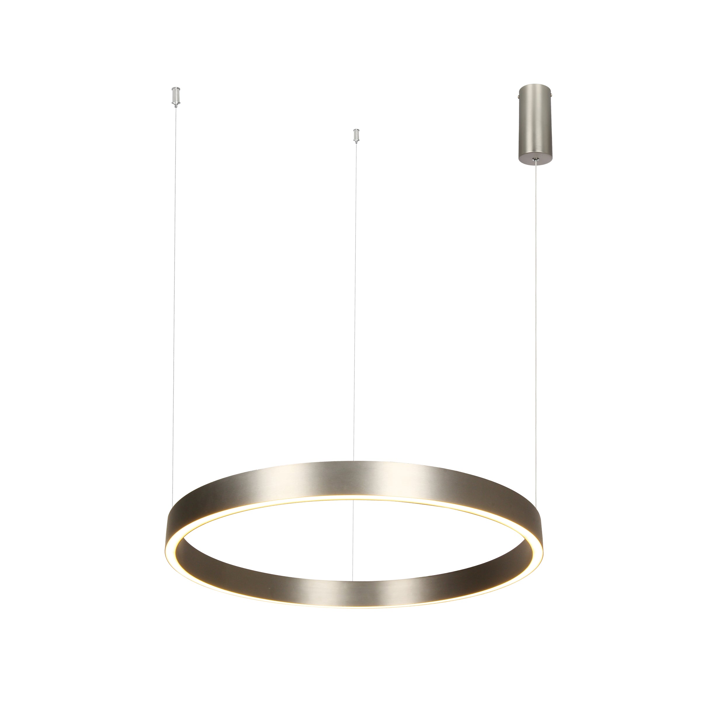 Pendant Light PENDANT LED LIGHT UP-DOWN 59W 3000K ELECTROPLATE BRUSHED NICKEL ALUMINIUM - ACRYLIC – Zambelis