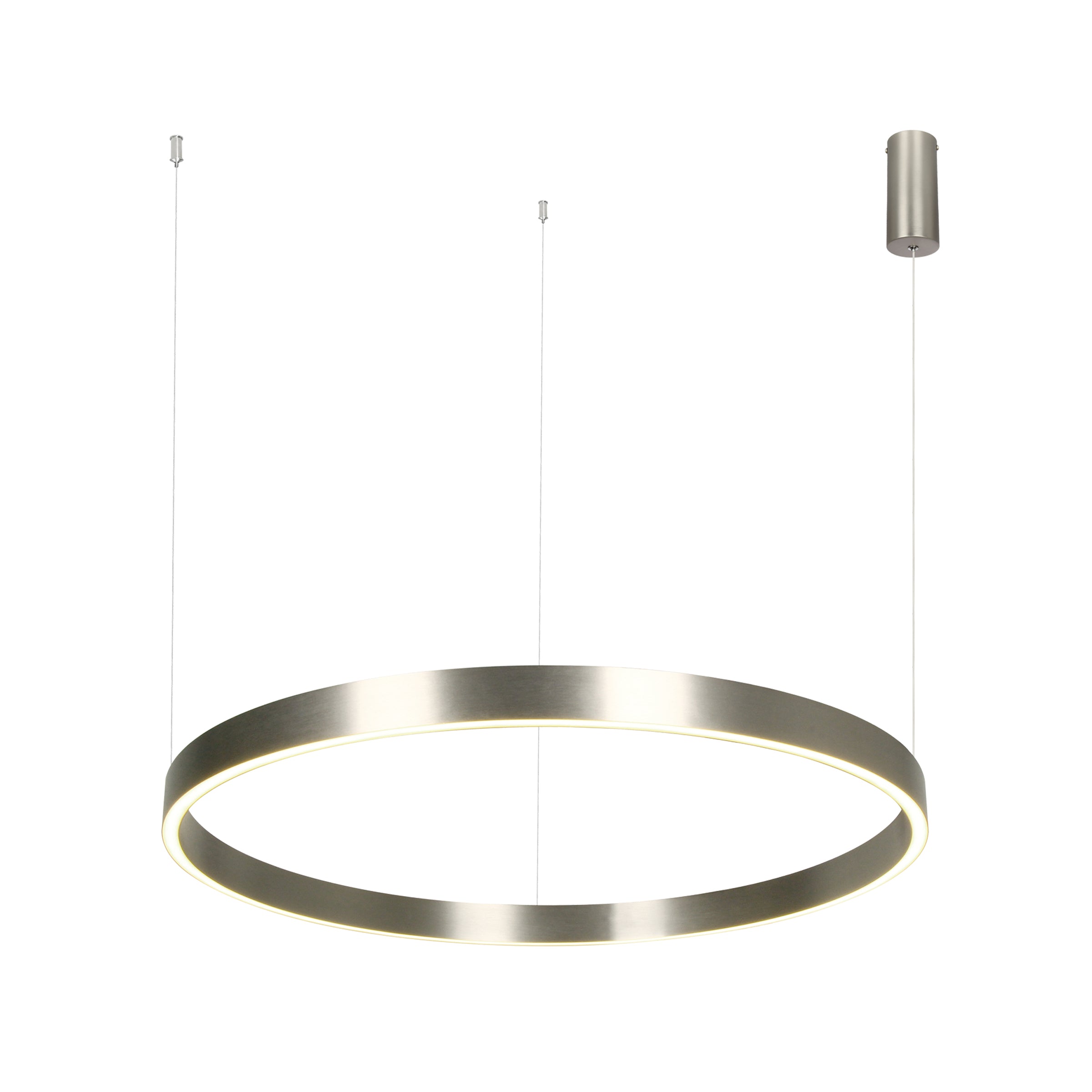 Pendant Light PENDANT LED LIGHT UP-DOWN 70W 3000K ELECTROPLATE BRUSHED NICKEL ALUMINIUM - ACRYLIC – Zambelis
