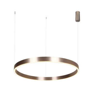 Pendant Light PENDANT LED LIGHT UP-DOWN 70W 3000K ELECTROPLATE BRUSHED COFFEE ALUMINIUM - ACRYLIC – Zambelis