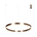 Pendant Light PENDANT LED LIGHT UP-DOWN 70W 3000K ELECTROPLATE BRUSHED COFFEE ALUMINIUM - ACRYLIC – Zambelis