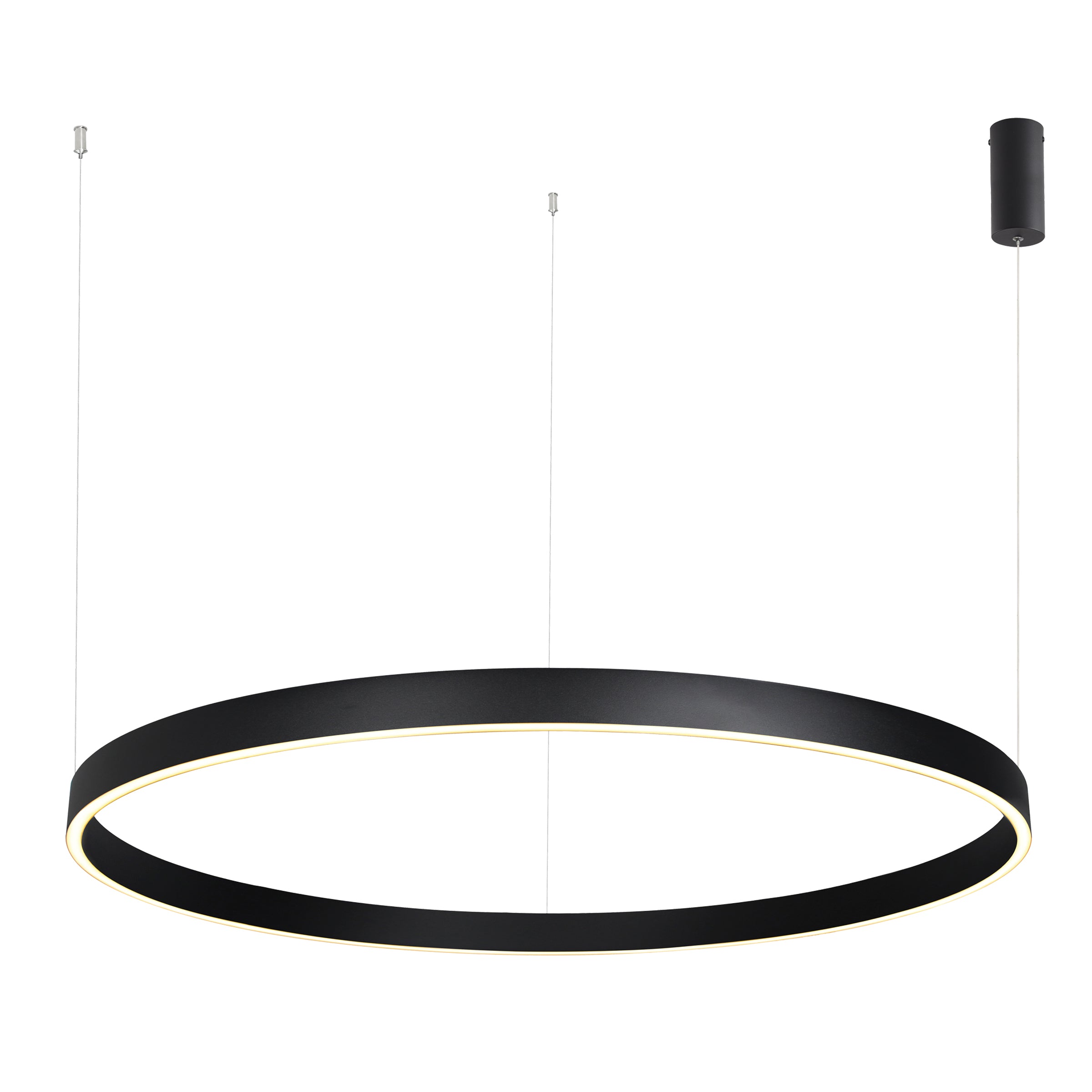 Pendant Light PENDANT LED LIGHT UP-DOWN 88W 3000K BLACK ALUMINIUM - ACRYLIC – Zambelis