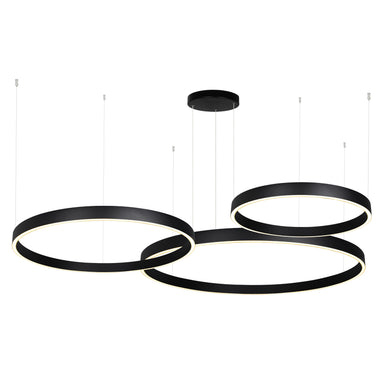 Pendant Light PENDANT LED LIGHT UP-DOWN 174W 3000K BLACK ALUMINIUM - ACRYLIC – Zambelis