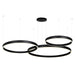 Pendant Light PENDANT LED LIGHT UP-DOWN 174W 3000K BLACK ALUMINIUM - ACRYLIC – Zambelis