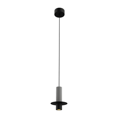 Pendant Light PENDANT LED LIGHT 6W 3000K BLACK METAL - CONCRETE – Zambelis