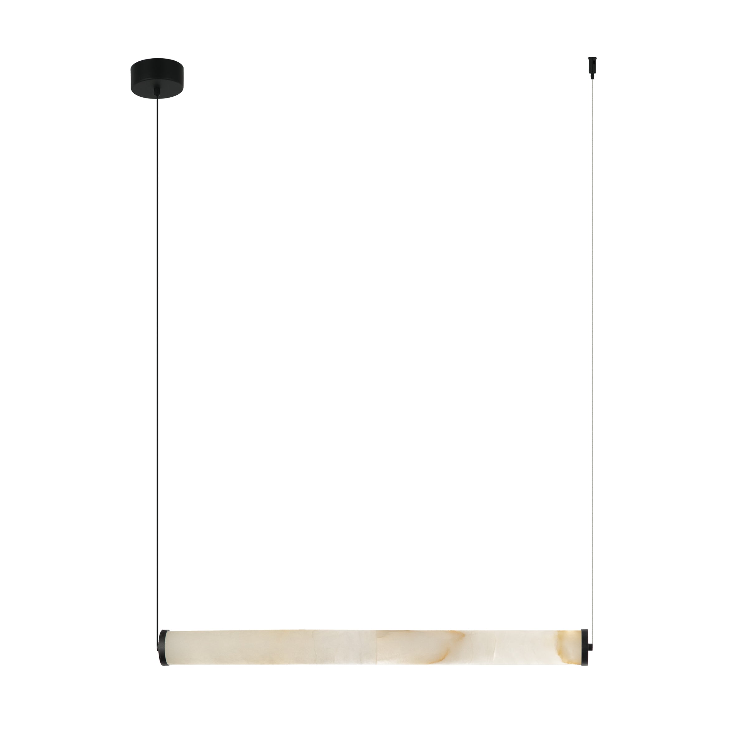 Pendant Light PENDANT LED LINE LIGHT 20W 3000K TRIAC SANDY BLACK - ALABASTER – Zambelis