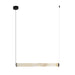 Pendant Light PENDANT LED LINE LIGHT 20W 3000K TRIAC SANDY BLACK - ALABASTER – Zambelis