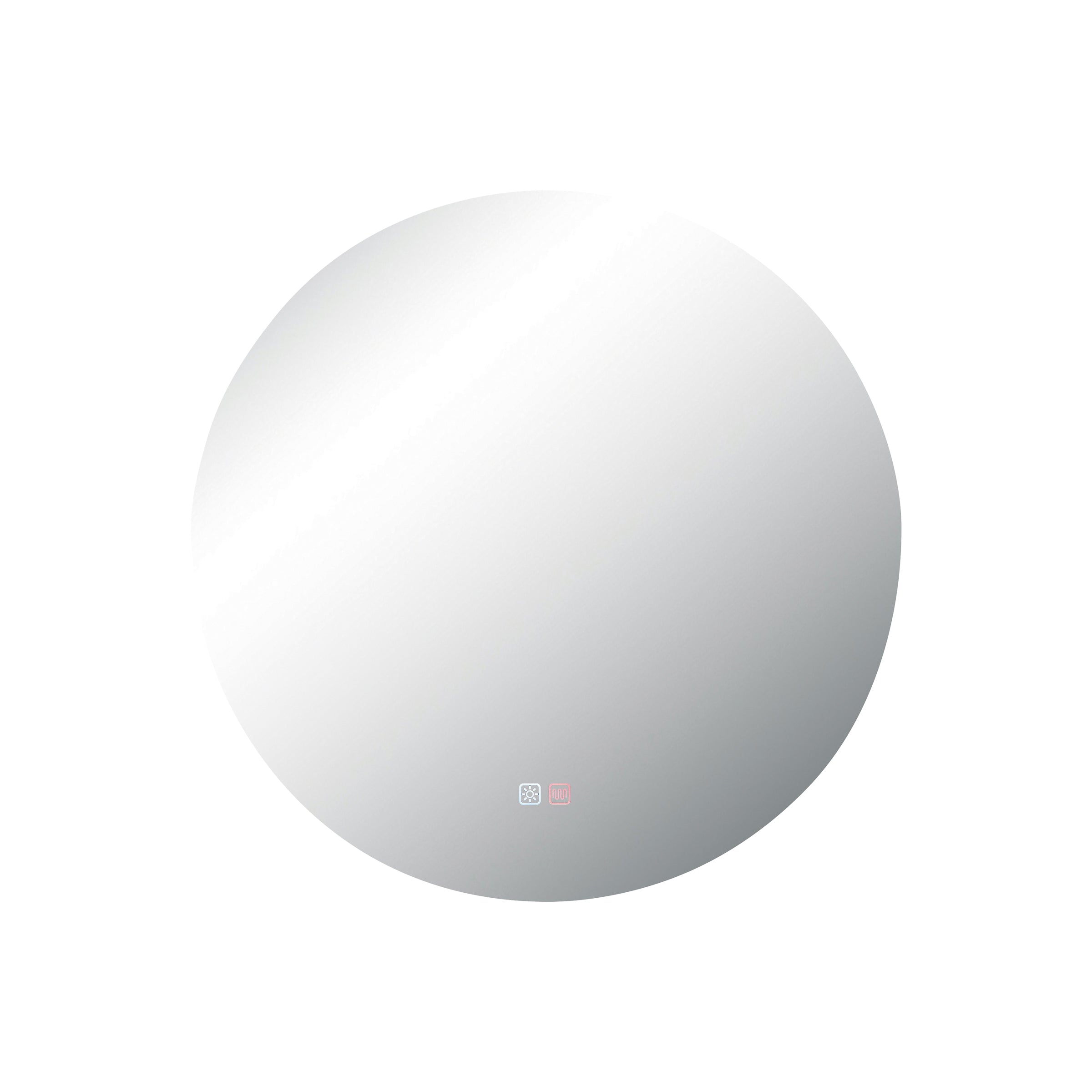 Light Fixture MIRROR WITH LED LIGHT 15W 3000K-4000K ROUND BACK LIGHT TOUCH DIMMING & ANTIFOG SWITCHES IP44 – Zambelis