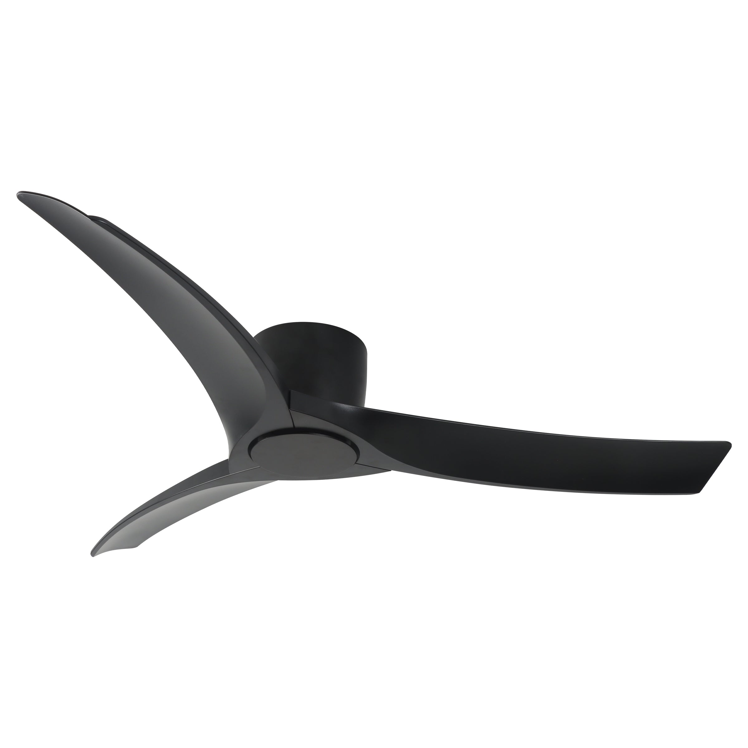 Ceiling Light CEILING FAN WITHOUT LIGHT BLACK MATT METAL - ABS – Zambelis