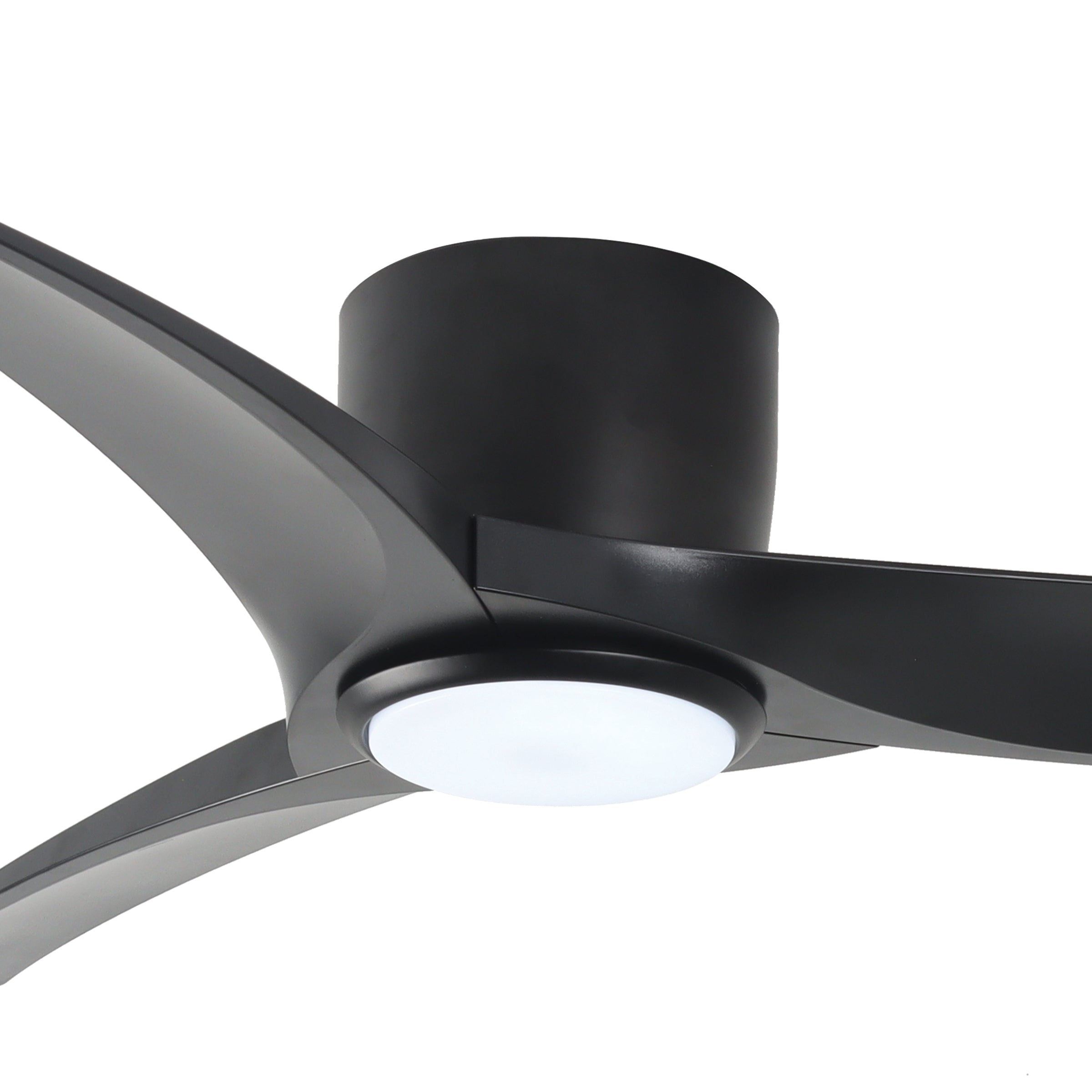 Ceiling Light LIGHT KIT FOR CEILING FAN 25395 LED 18W 3000K-4000K-6000K BLACK-OPAL POLYCARBONATE – Zambelis