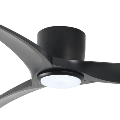 Ceiling Light LIGHT KIT FOR CEILING FAN 25395 LED 18W 3000K-4000K-6000K BLACK-OPAL POLYCARBONATE – Zambelis