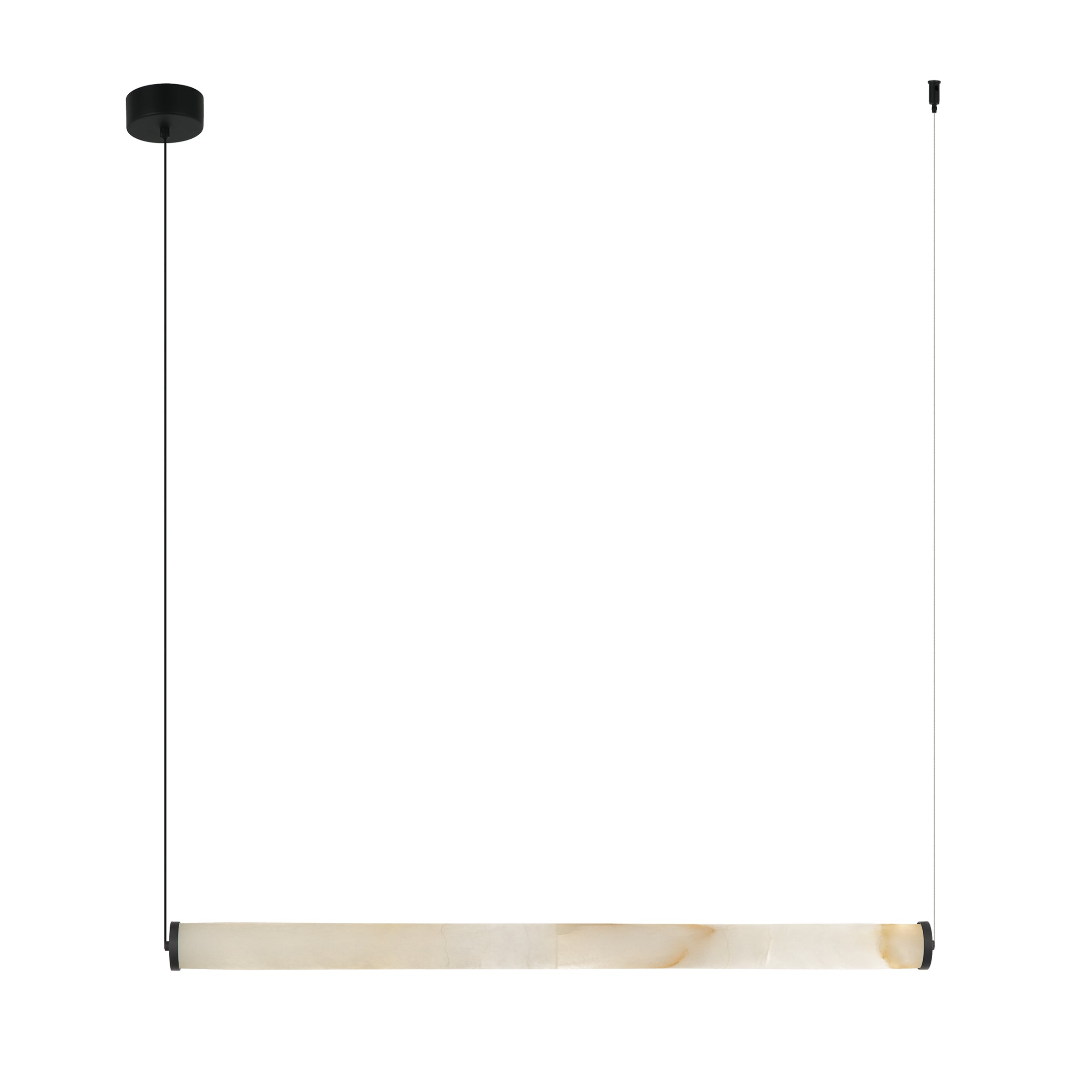Pendant Light PENDANT LED LINE LIGHT 23W 3000K TRIAC SANDY BLACK - ALABASTER – Zambelis