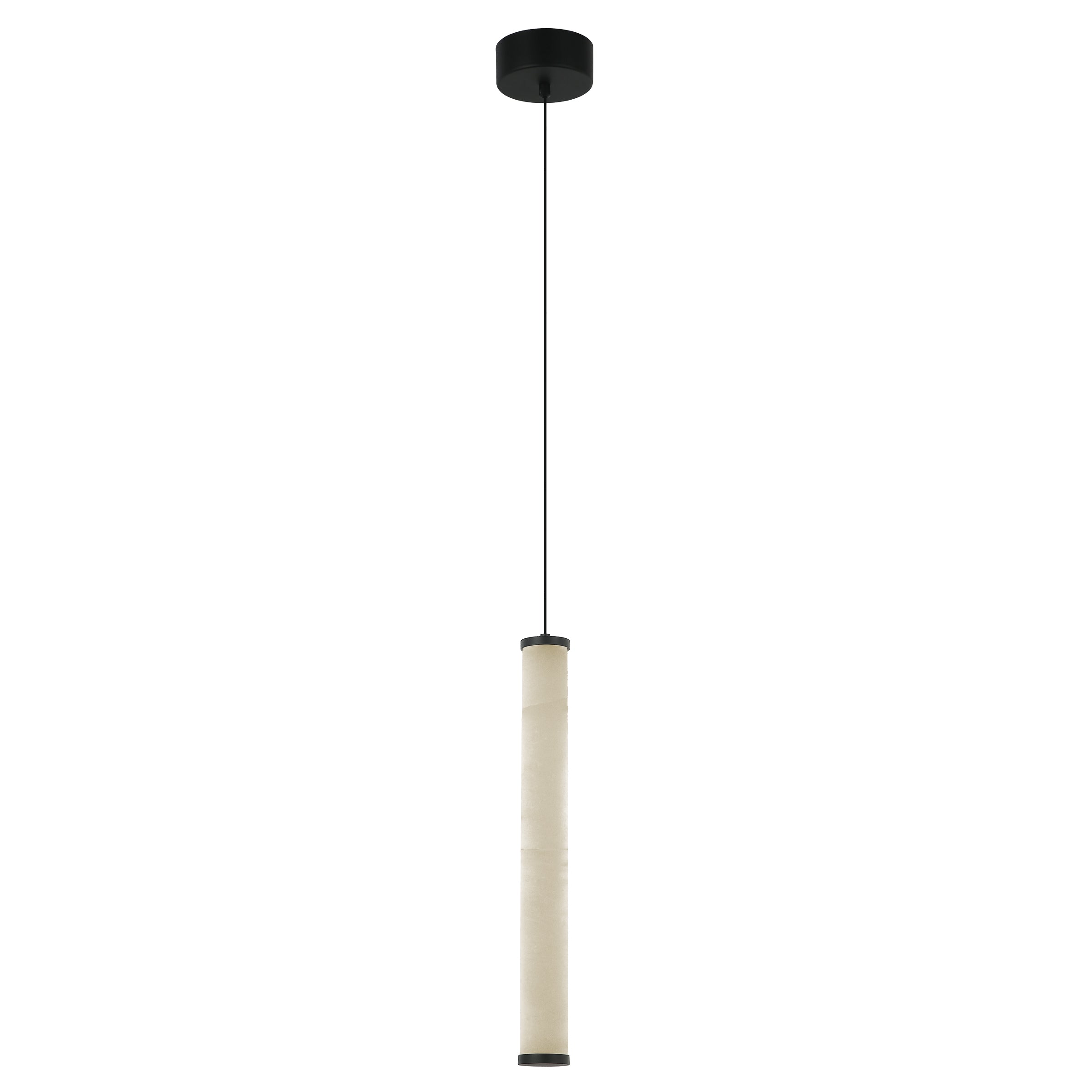 Pendant Light PENDANT LED LIGHT 15W 3000K TRIAC SANDY BLACK - ALABASTER – Zambelis