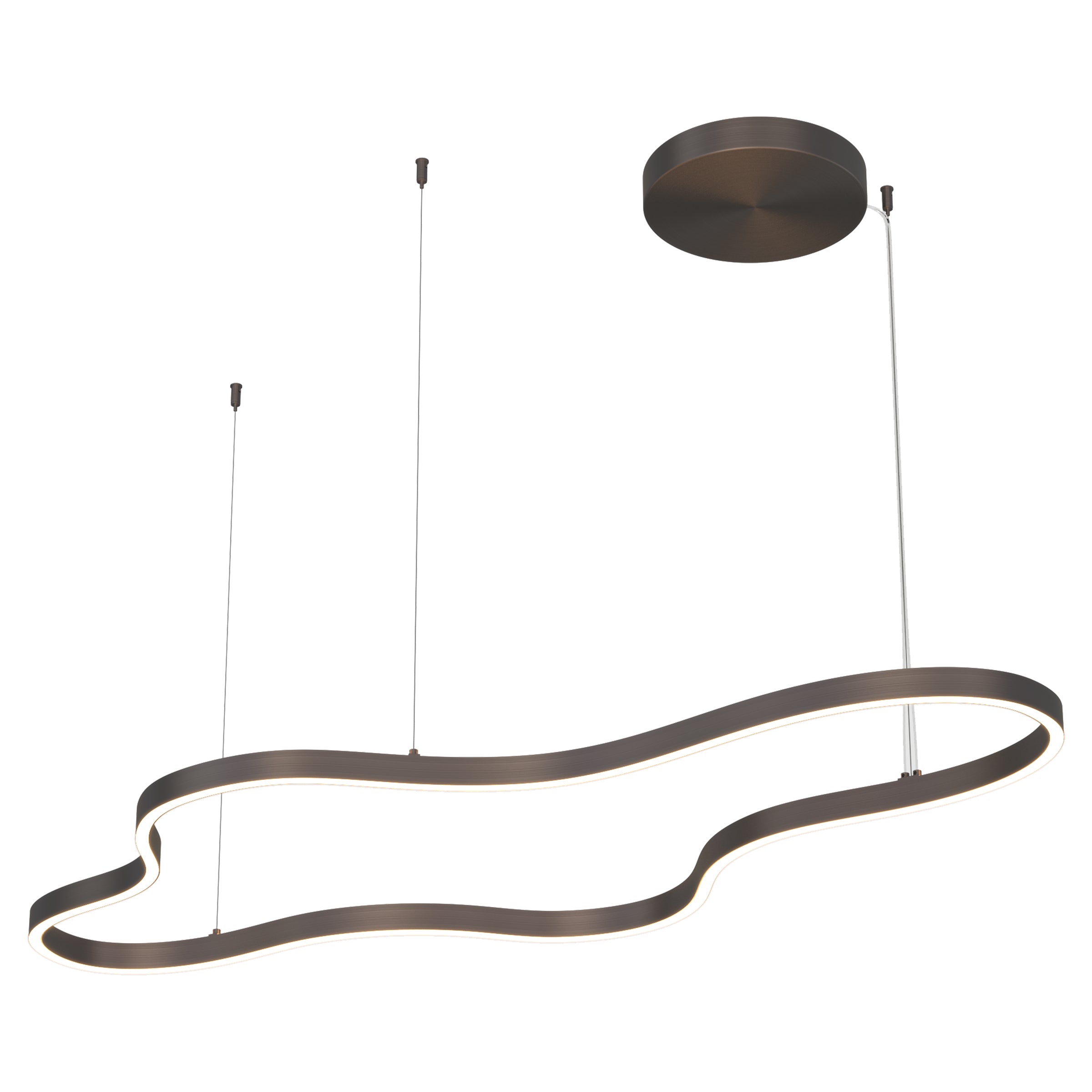 Pendant Light PENDANT LED LIGHT 95W 3000K TRIAC BRUSHED COFFEE – Zambelis