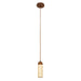Pendant Light PENDANT LIGHT 1xGU10 MAX 10W NATURAL STONE - BROWN WOOD – Zambelis
