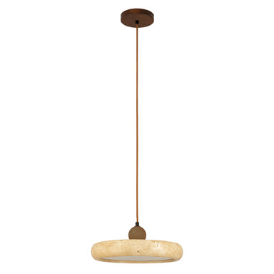 Pendant Light PENDANT LED LIGHT 22W 3000K NATURAL STONE - BROWN WOOD – Zambelis