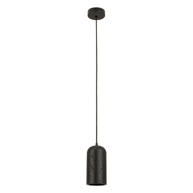 Pendant Light PENDANT LIGHT 1xE27 MAX 10W BLACK STONE - METAL – Zambelis