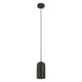 Pendant Light PENDANT LIGHT 1xE27 MAX 10W BLACK STONE - METAL – Zambelis