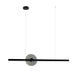 Pendant Light PENDANT LED LIGHT 20W 3000K TRIAC BLACK - SMOKED GLASS – Zambelis