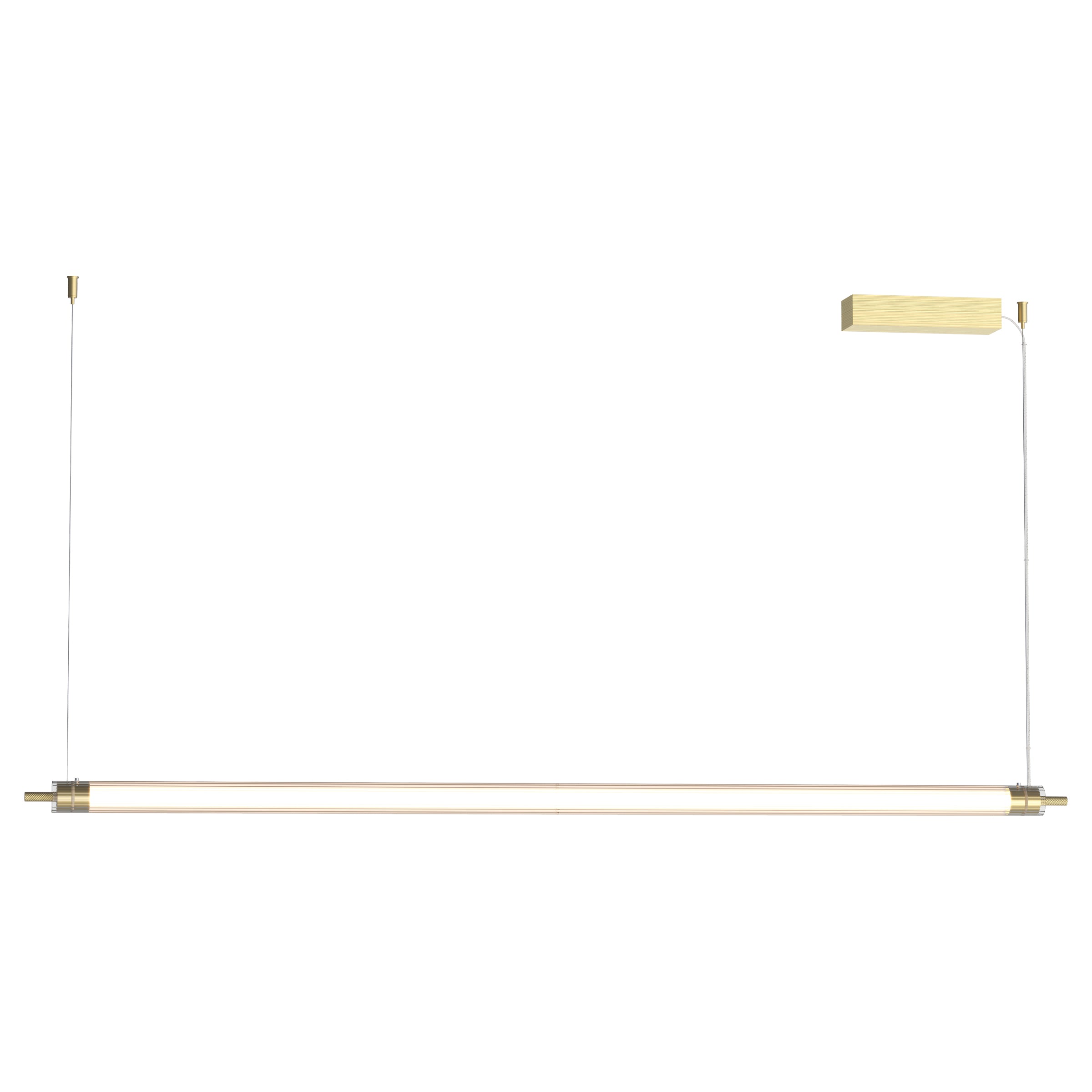 Pendant Light PENDANT LED LINE LIGHT 33W 3000K TRIAC BRUSHED GOLD – Zambelis