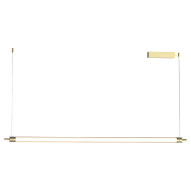 Pendant Light PENDANT LED LINE LIGHT 33W 3000K TRIAC BRUSHED GOLD – Zambelis