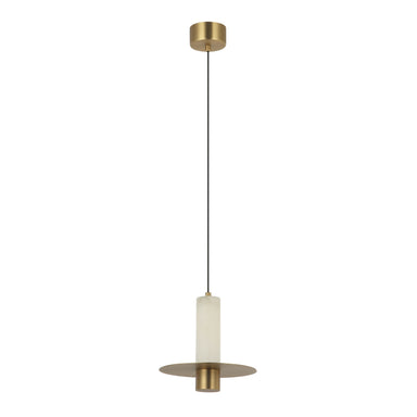 Pendant Light PENDANT LED LIGHT 7W 3000K TRIAC ALABASTER - BRASS – Zambelis