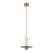 Pendant Light PENDANT LED LIGHT 7W 3000K TRIAC ALABASTER - BRASS – Zambelis