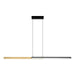 Pendant Light PENDANT LED LINE LIGHT 44W 3000K TRIAC SANDY BLACK - BRASS – Zambelis