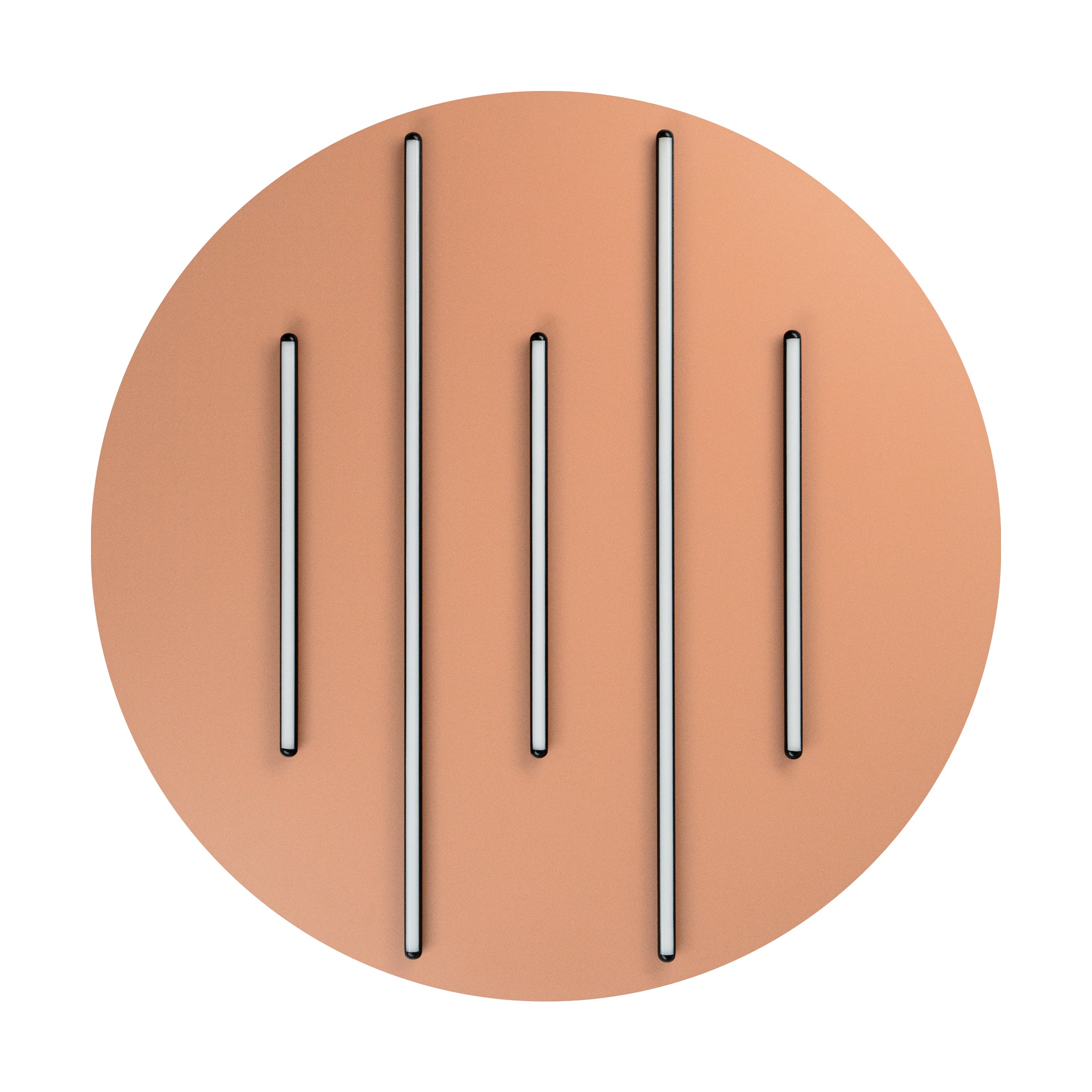 Ceiling Light CEILING LED LIGHT 52W 3000K BLACK MATT STICK - SANDY BRICK RED BASE – Zambelis