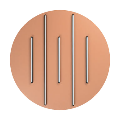 Ceiling Light CEILING LED LIGHT 52W 3000K BLACK MATT STICK - SANDY BRICK RED BASE – Zambelis