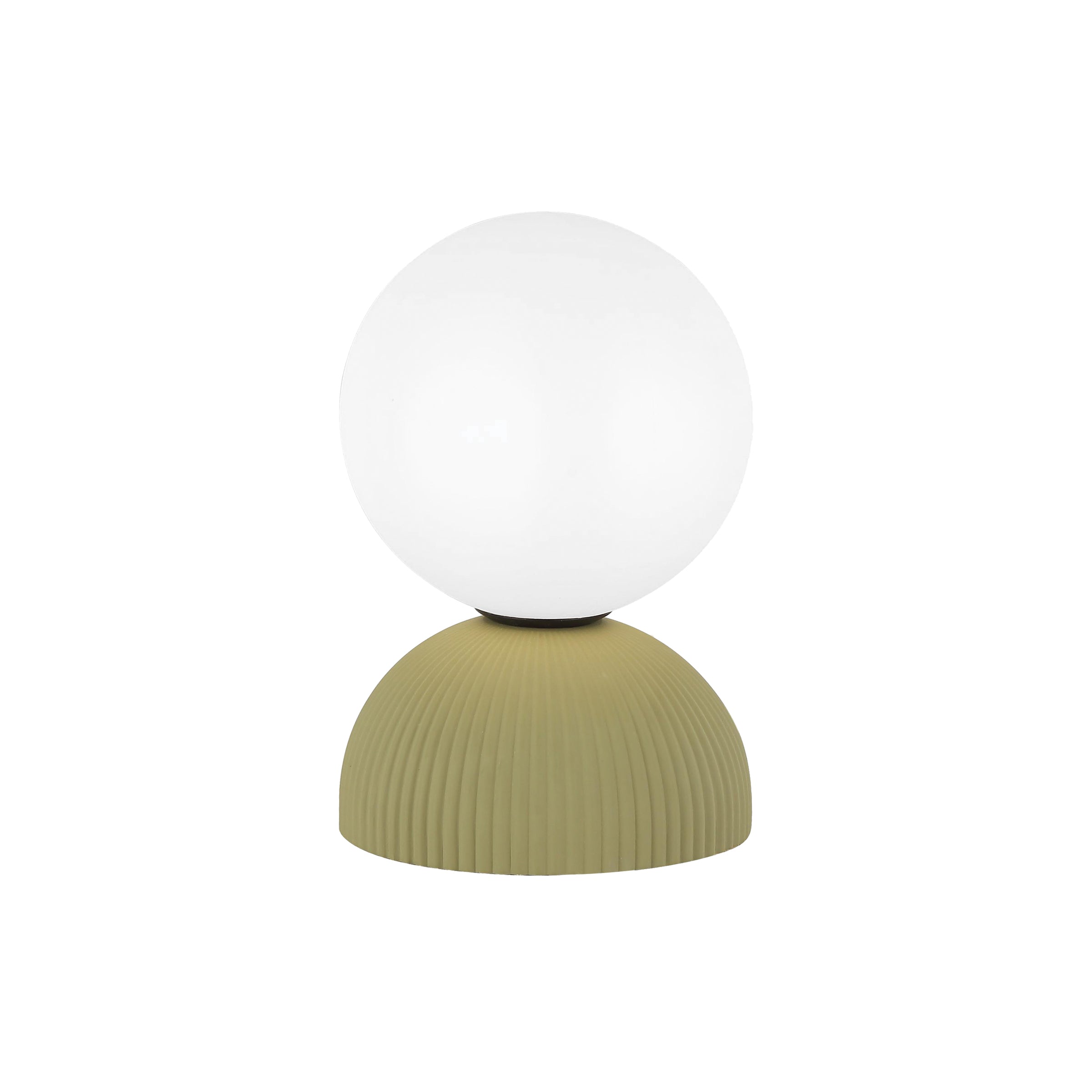 Table Lamp TABLE LIGHT 1xG9 LED MAX 9W CLAY OLIVE GREEN - BLACK – Zambelis