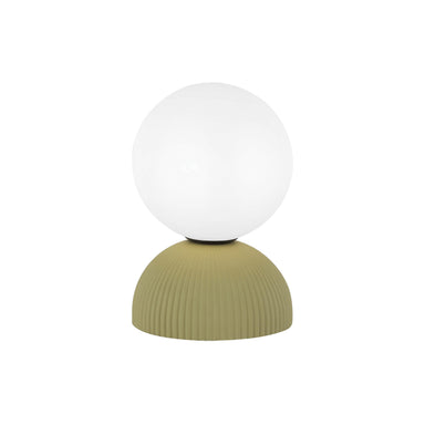 Table Lamp TABLE LIGHT 1xG9 LED MAX 9W CLAY OLIVE GREEN - BLACK – Zambelis
