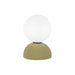 Table Lamp TABLE LIGHT 1xG9 LED MAX 9W CLAY OLIVE GREEN - BLACK – Zambelis
