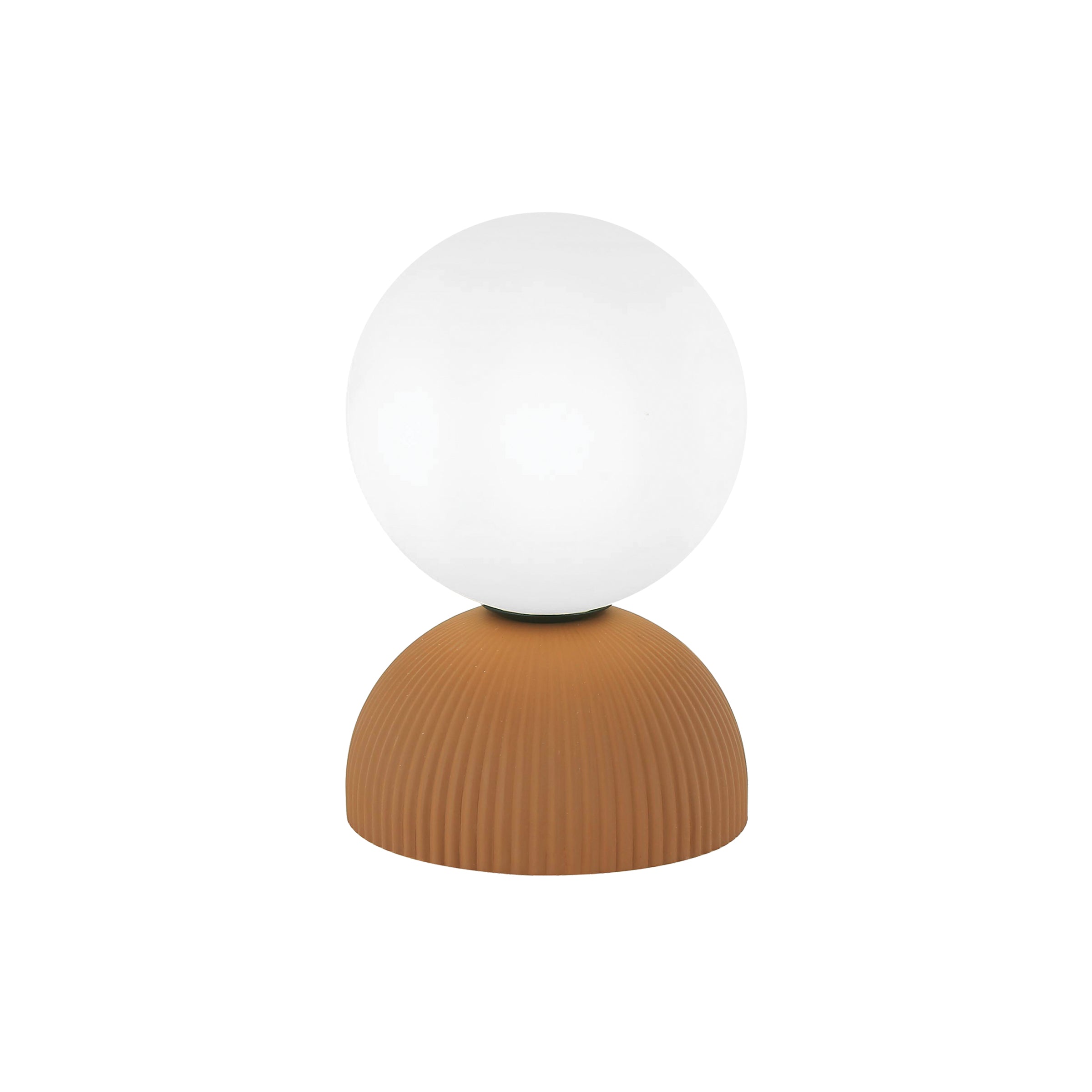 Table Lamp TABLE LIGHT 1xG9 LED MAX 9W CLAY TERRACOTTA - BLACK – Zambelis