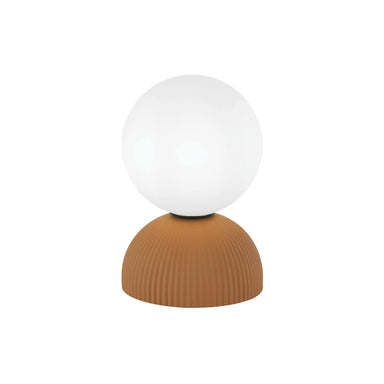 Table Lamp TABLE LIGHT 1xG9 LED MAX 9W CLAY TERRACOTTA - BLACK – Zambelis