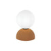 Table Lamp TABLE LIGHT 1xG9 LED MAX 9W CLAY TERRACOTTA - BLACK – Zambelis