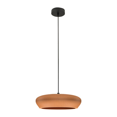 Pendant Light PENDANT LIGHT 2xG9 LED MAX 9W TERRACOTTA - SANDY BLACK CLAY - METAL – Zambelis