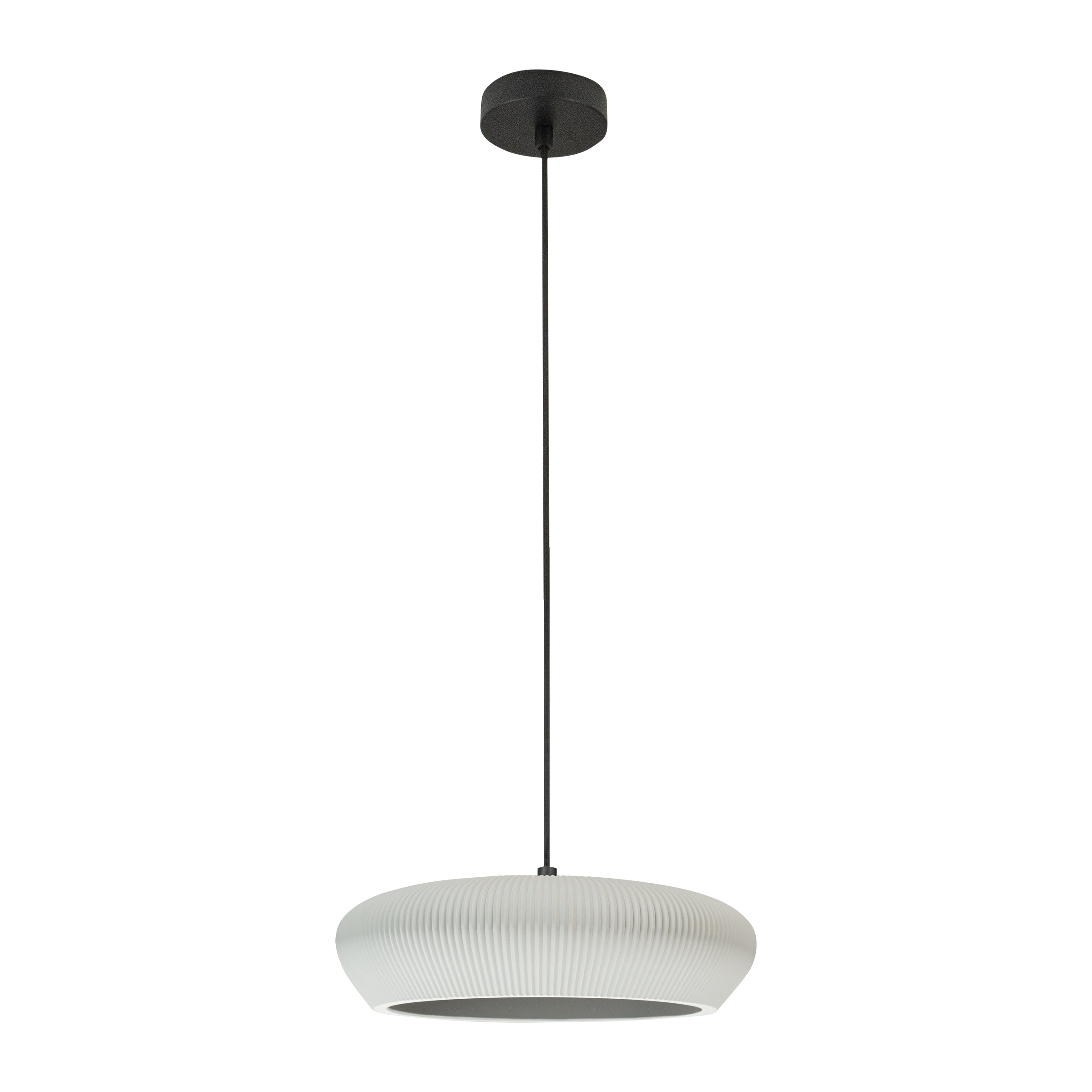 Pendant Light PENDANT LIGHT 2xG9 LED MAX 9W GREY - SANDY BLACK CLAY - METAL – Zambelis