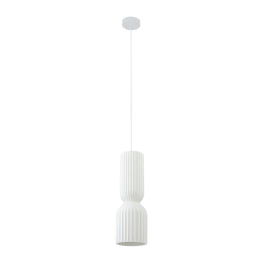 Pendant Light PENDANT LIGHT 1xE27 LED MAX 11W WHITE - CLAY - METAL – Zambelis