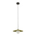 Pendant Light PENDANT LIGHT 1xG9 LED MAX 9W OLIVE GREEN CLAY- BLACK - METAL - OPAL GLASS – Zambelis