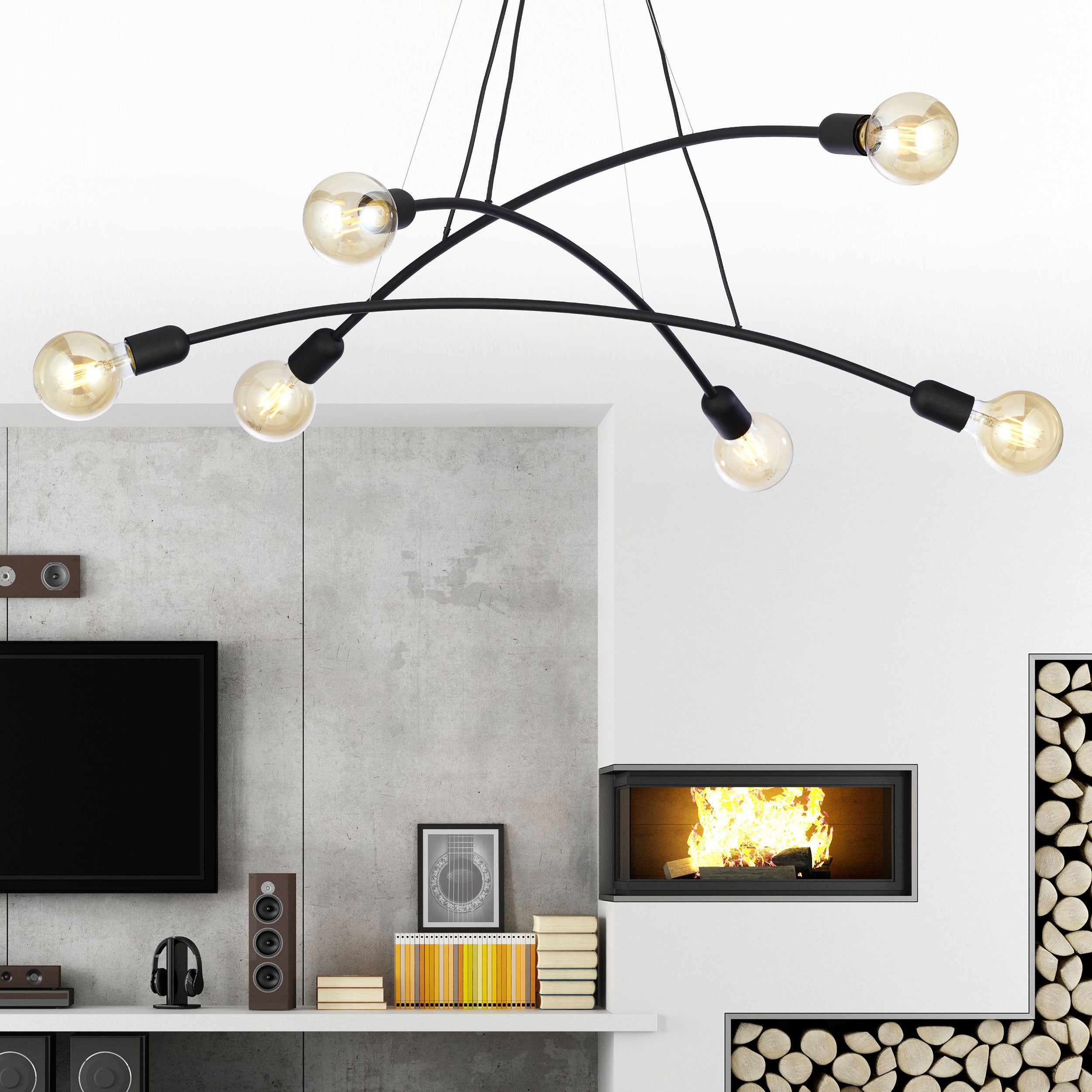 Modern Pendant Lamp HELIX TK LIGHTING