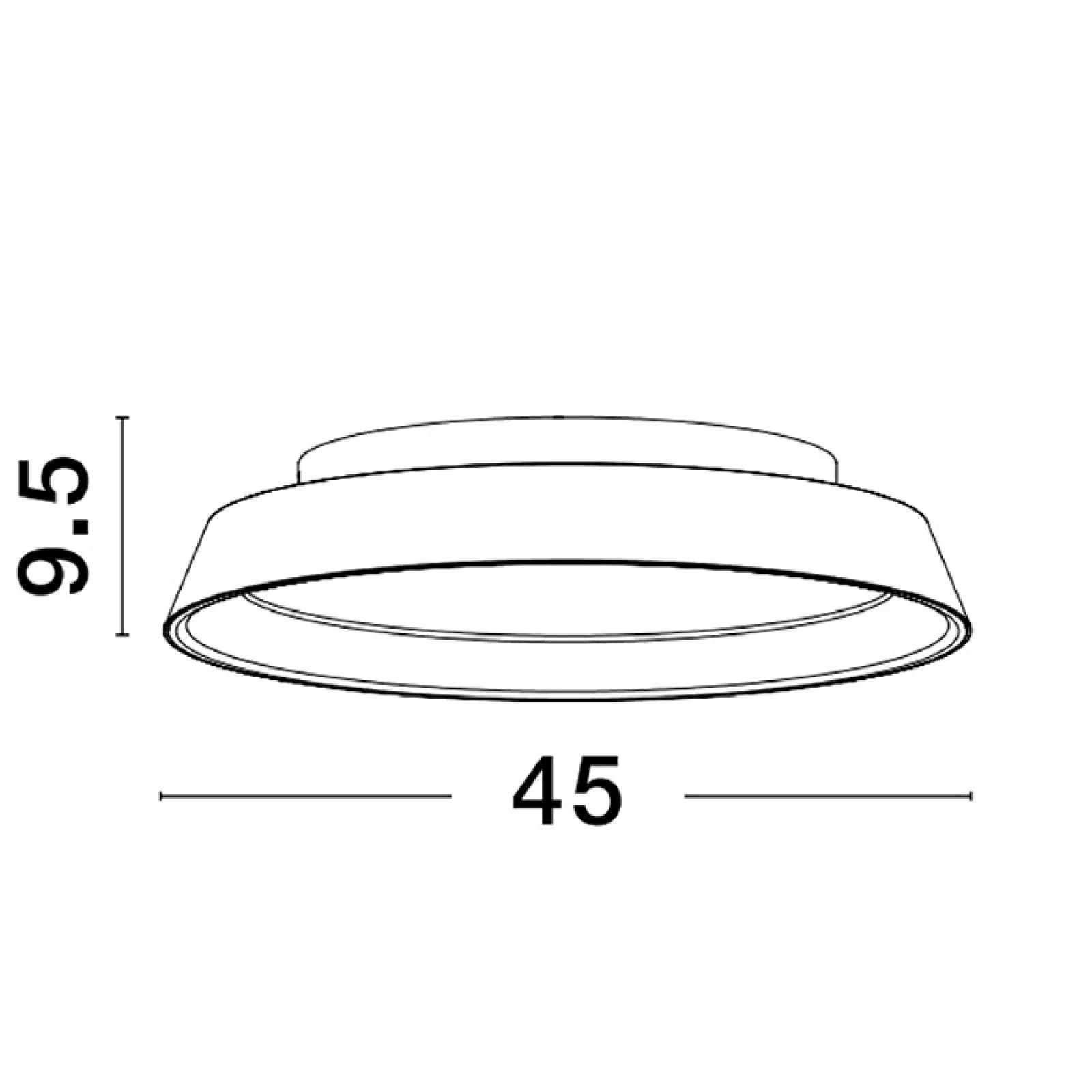 LED Modern Ceiling Lamp VELA Triac Dimmable NOVA LUCE