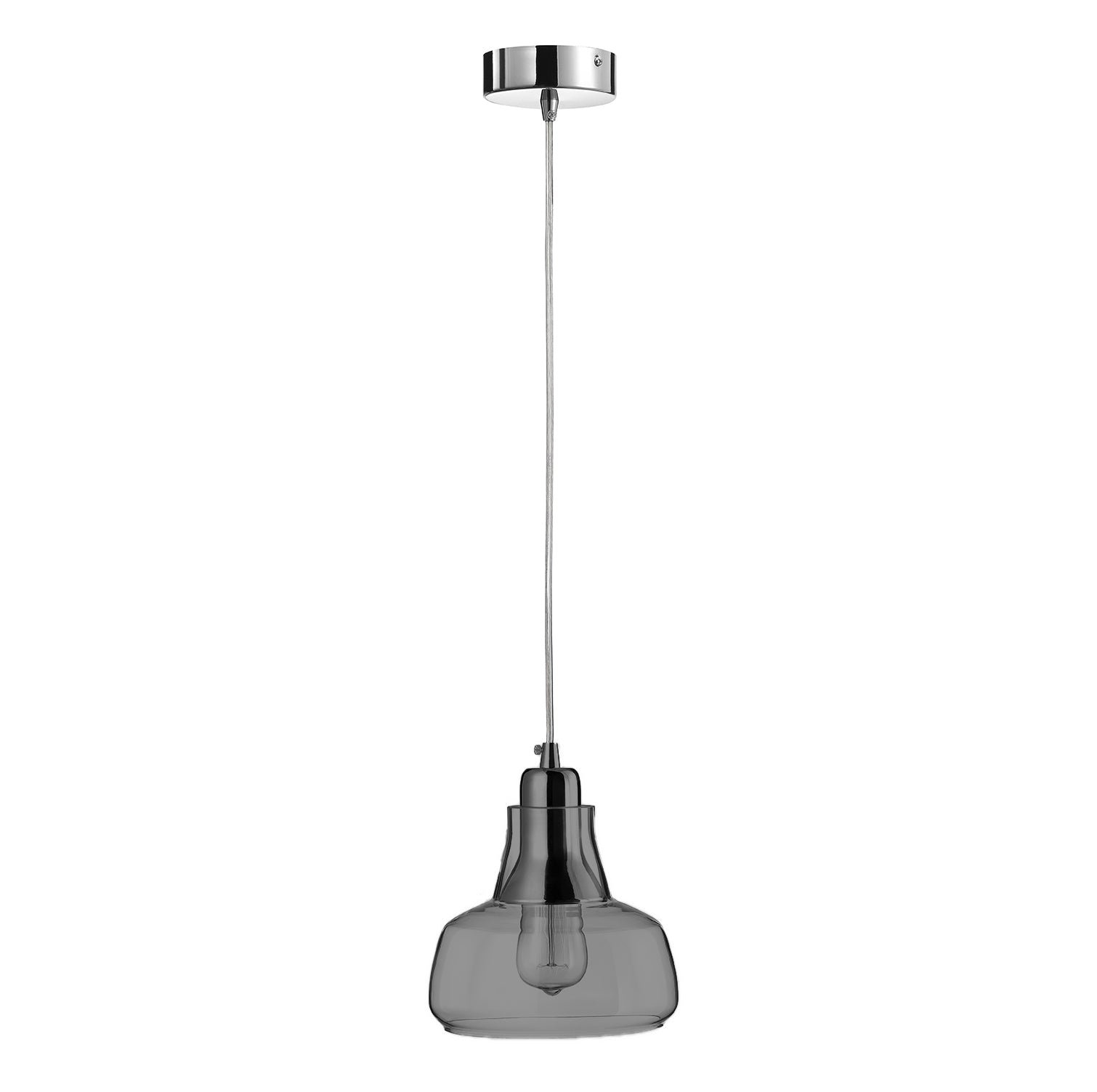 Pendant Light Metal and Glass, Ø18 cm – Luma