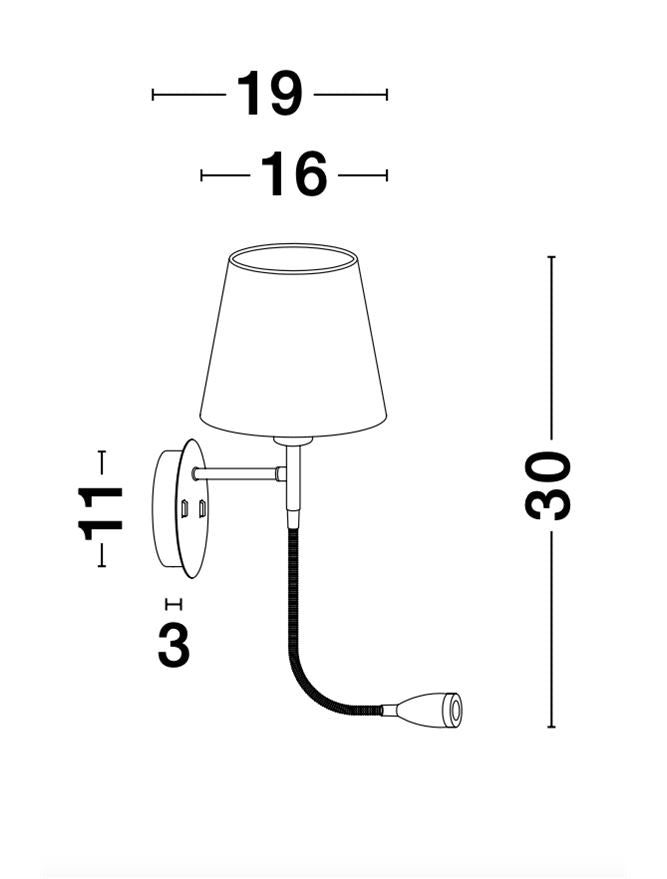 Modern Wall Lamp NIA NOVA LUCE