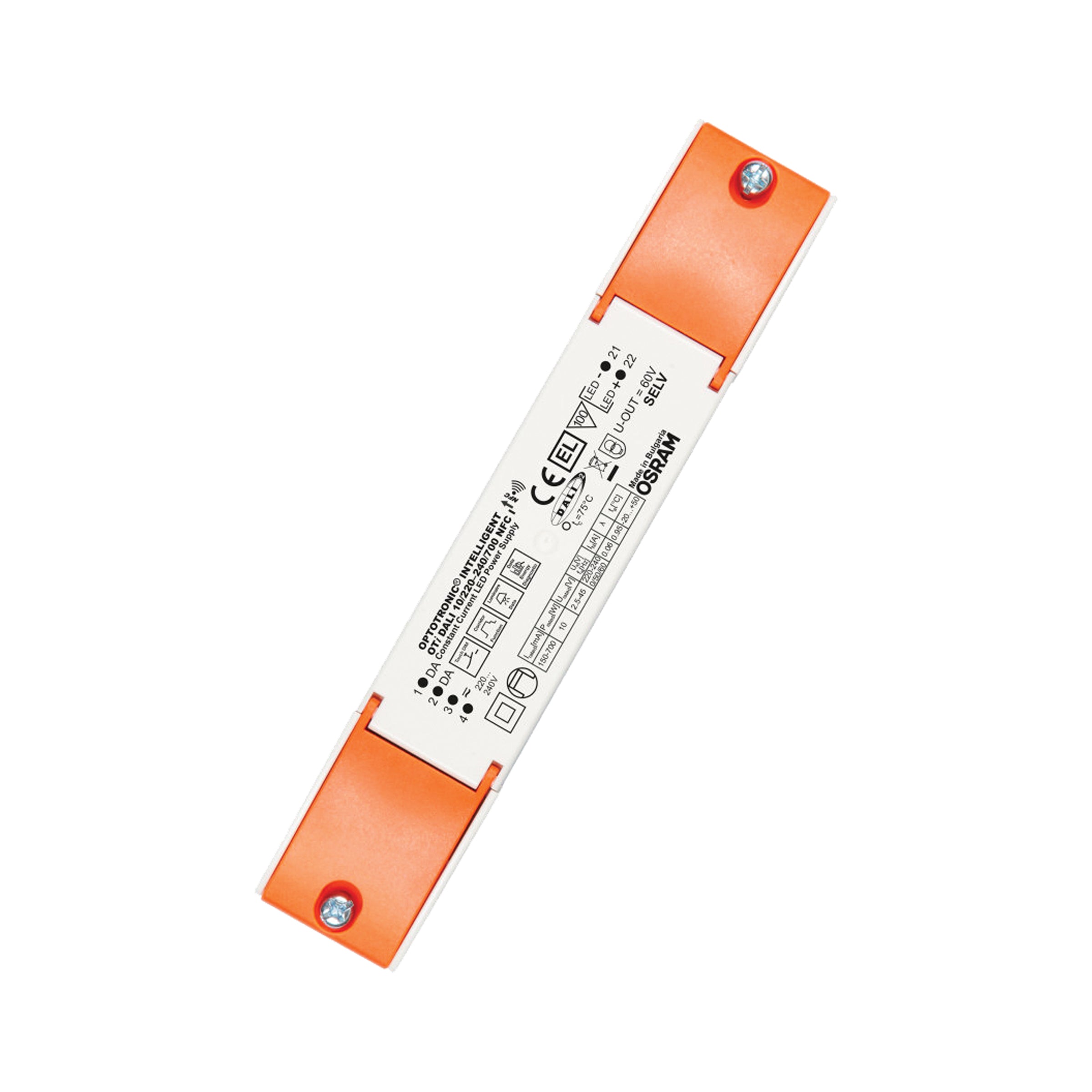Light Fixture DRIVER DALI-PUSH BUTTON 10W 150-700mA 2,5-45V OSRAM – Zambelis