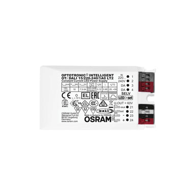 Light Fixture DRIVER DALI-PUSH BUTTON 18W 150-1050mA 7,5-54V OSRAM – Zambelis