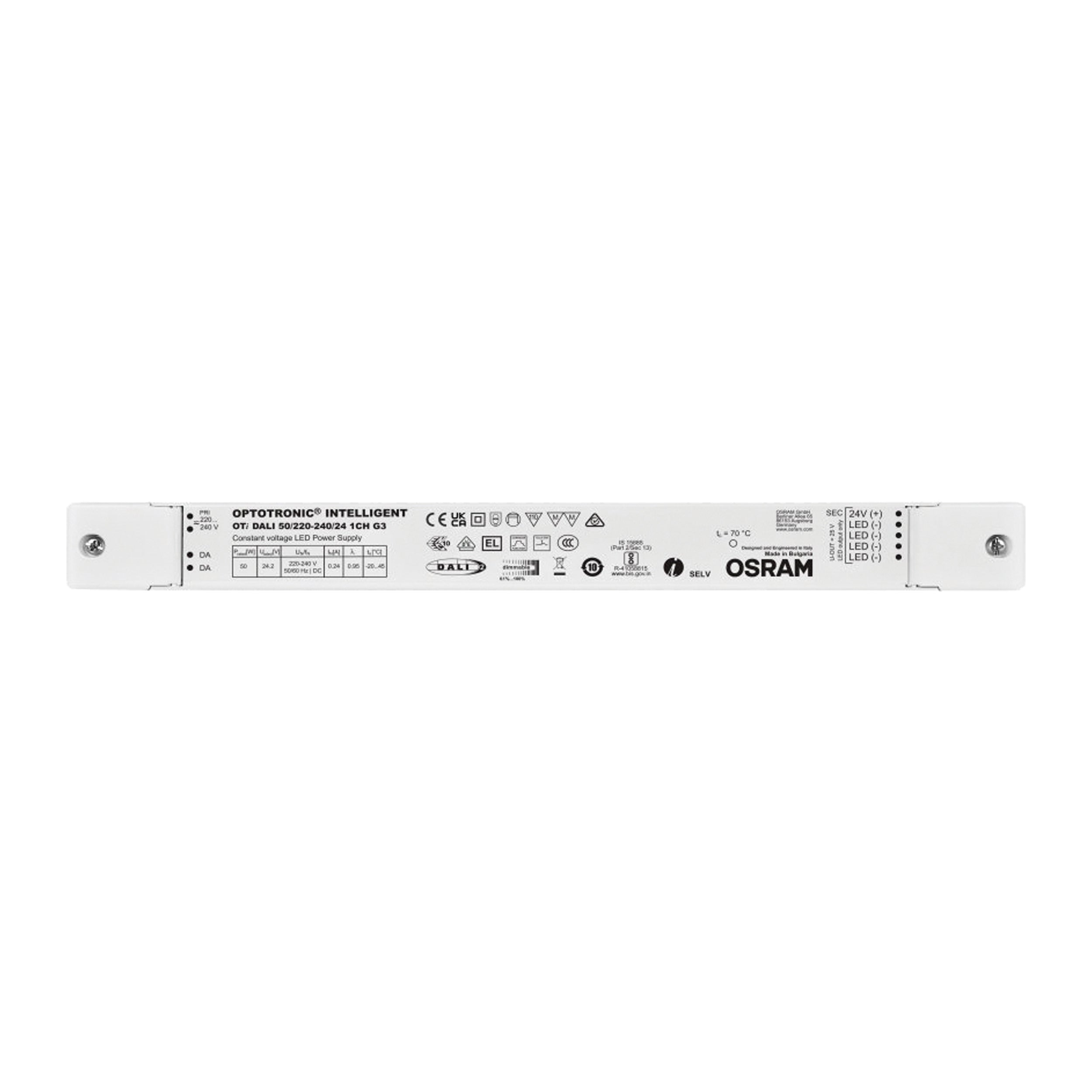 Light Fixture DRIVER PUSH BUTTON-DALI2 1 CHANNEL 80W 24V OSRAM – Zambelis