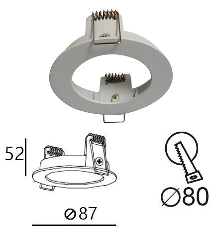 LED Recessed Spots FRAME Viokef