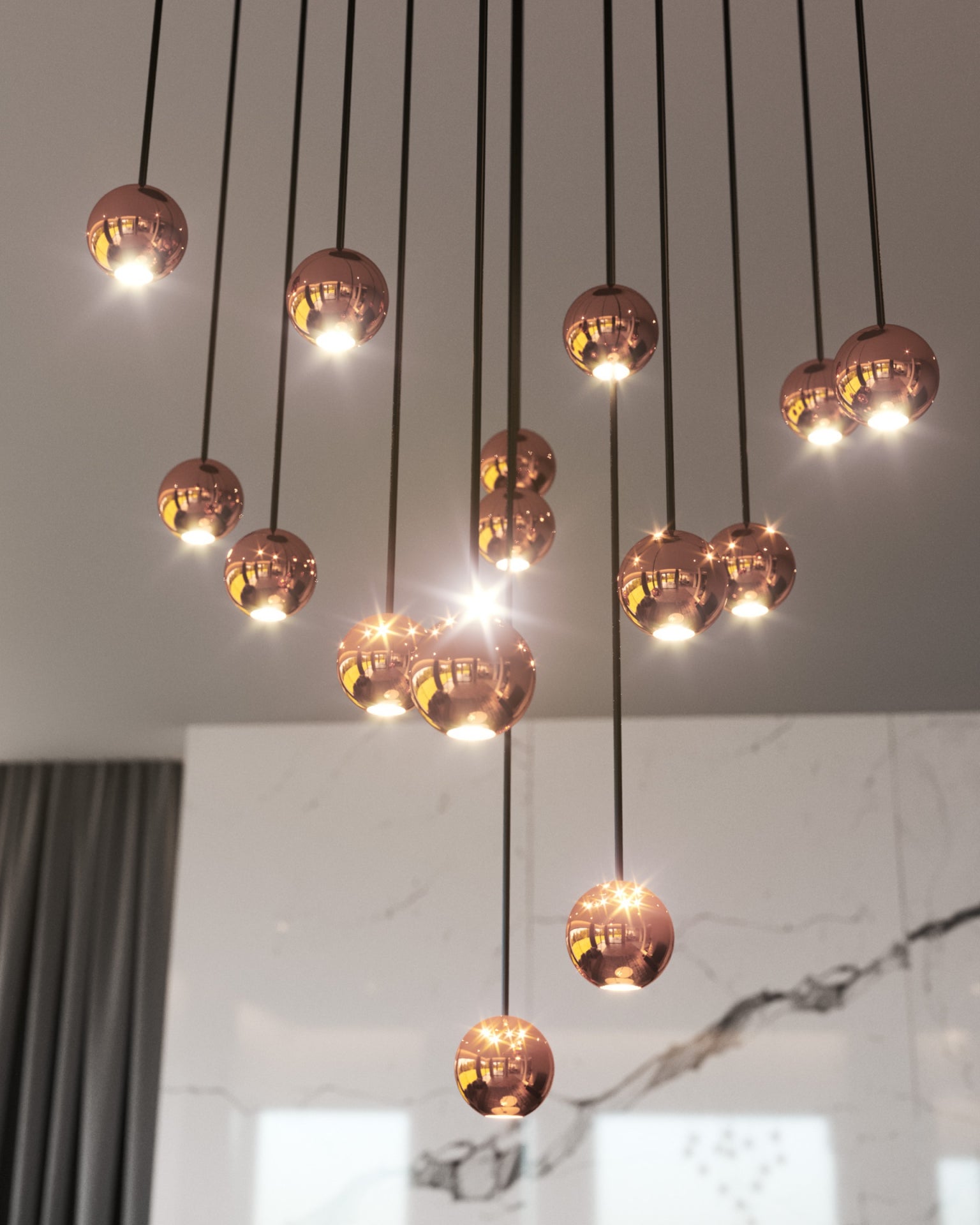 LED Modern Pendant Lamp OBO REDO